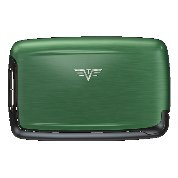 TRU VIRTU Aluminum Card Case - Pearl - Green