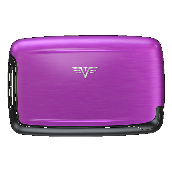 TRU VIRTU Aluminum Card Case - Pearl - Purple