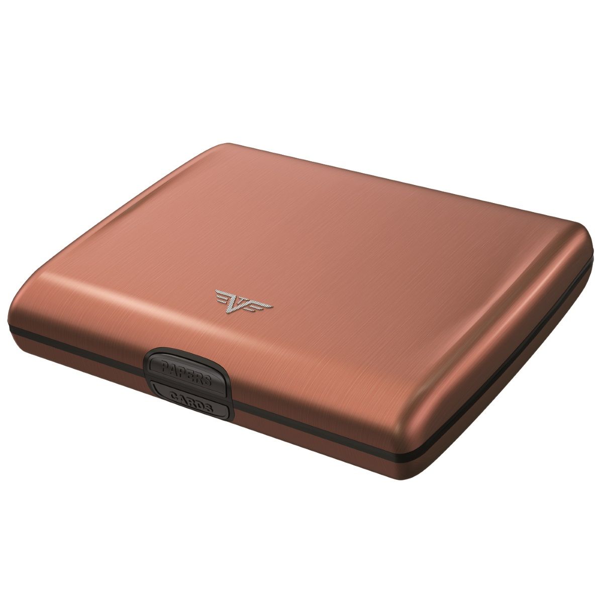 TRU VIRTU Aluminum Wallet Ray - Coffee