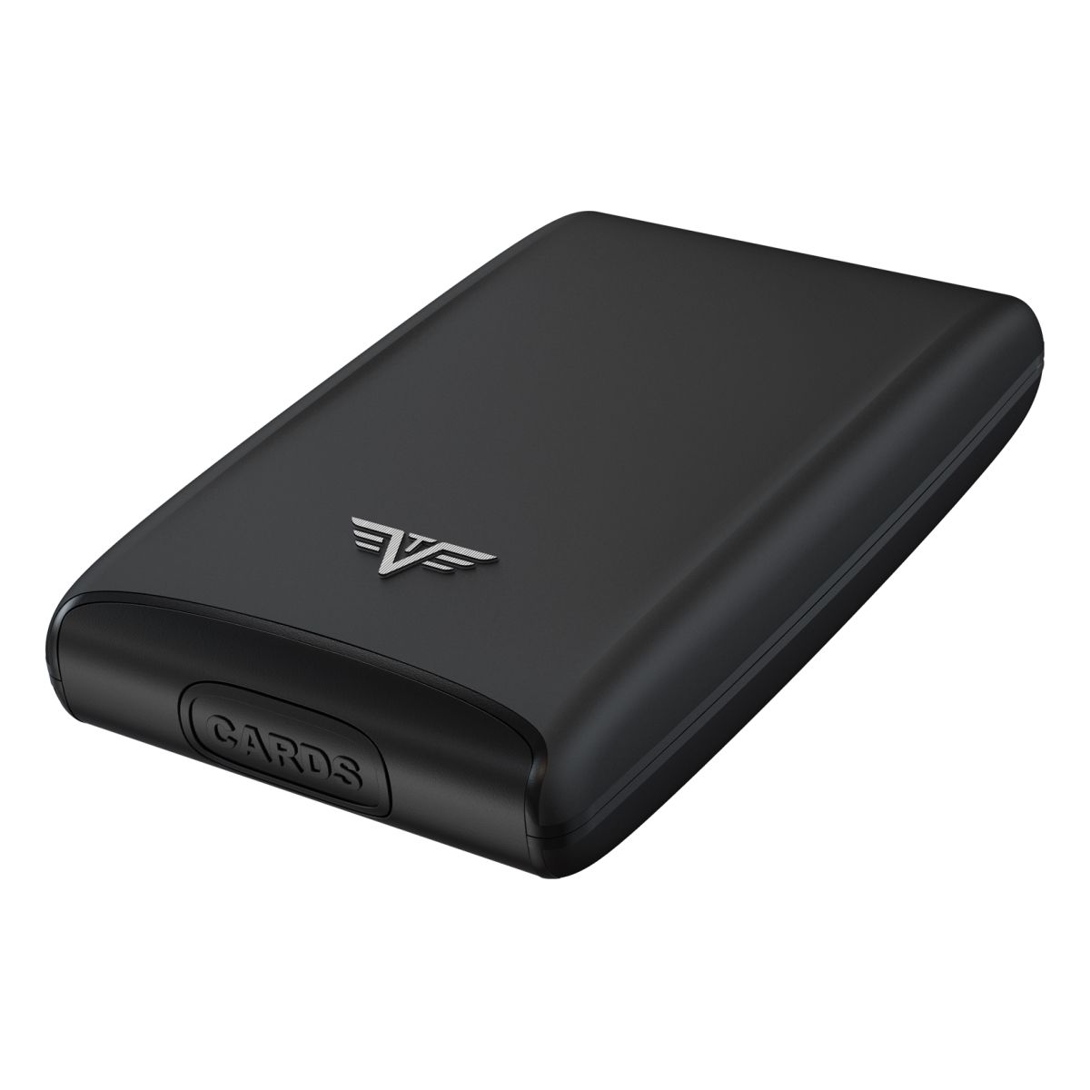 TRU VIRTU Aluminum Card Case Fan Silk Line - Black