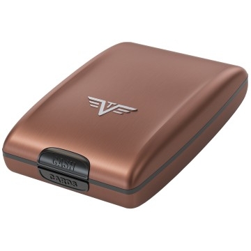 TRU VIRTU Aluminum Wallet - Coffee