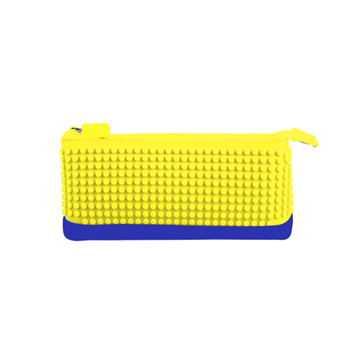 Pencil Case - Yellow/Blue