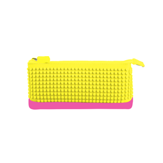 UPixel Pencil Case - Yellow/Fuschia