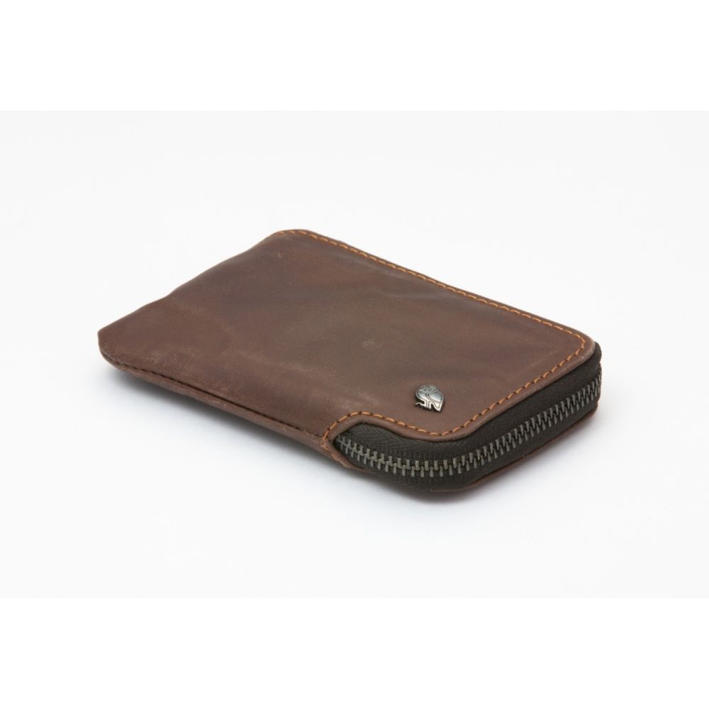 bellroy very small wallet coins Bellroy VERY SMALL Leather Wallet - Cocoa