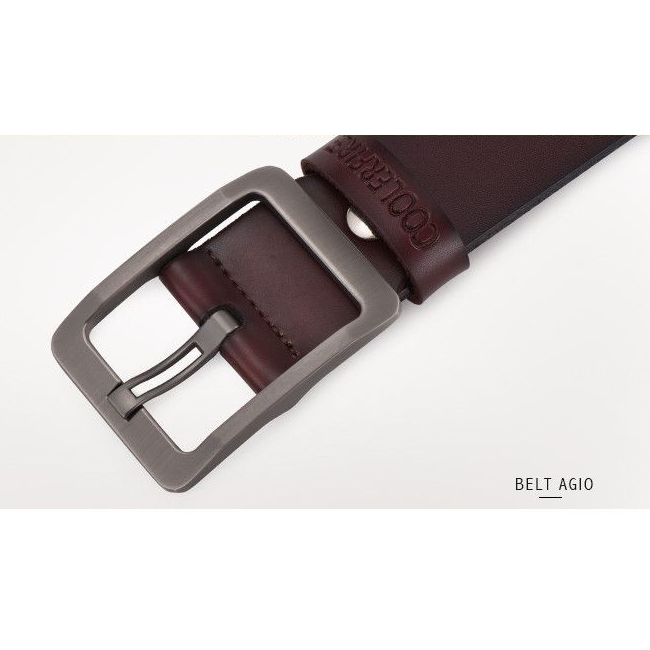 COOLERFIRE Mens Genuine Italian Leather Belt - Dark Brown