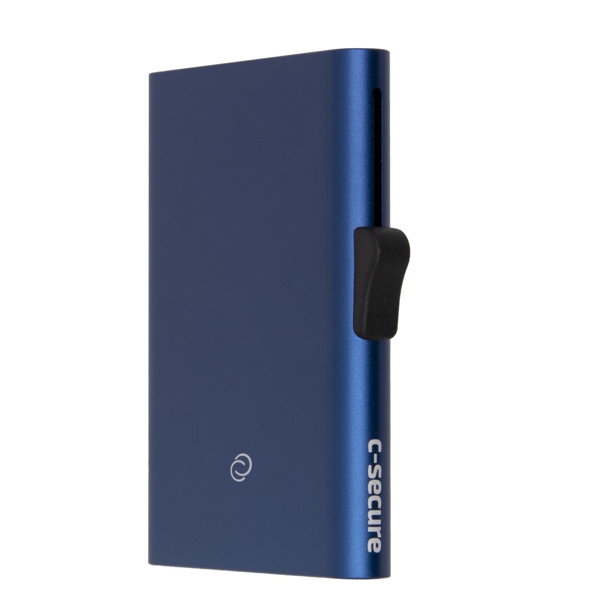 C-Secure Slim RFID XL Aluminum Card Holder - Blue