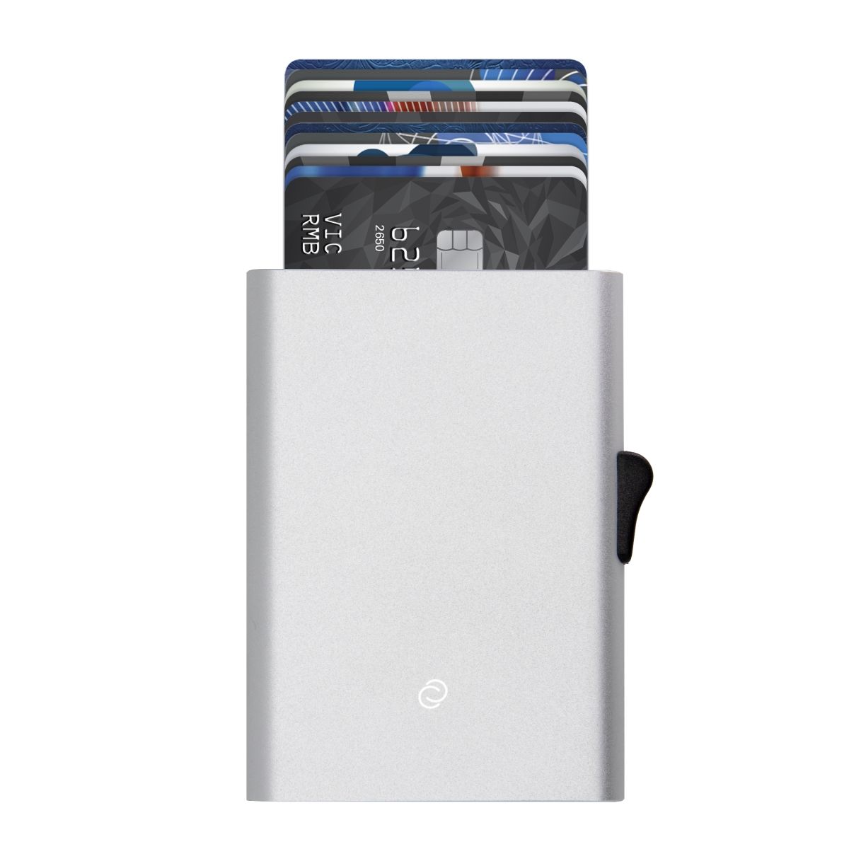 Slim RFID XL Aluminum Card Holder - Silver