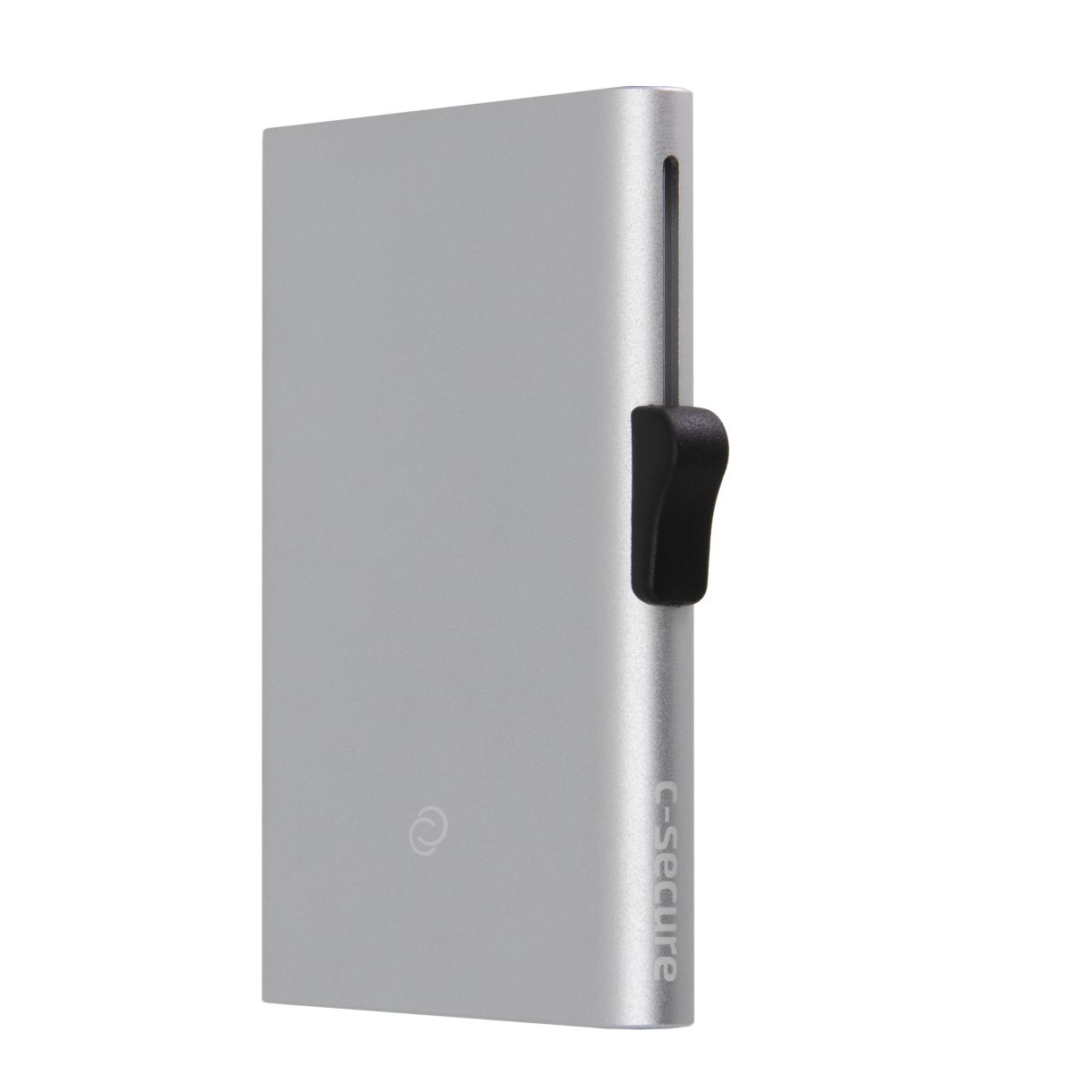 C-Secure Slim RFID XL Aluminum Card Holder - Silver