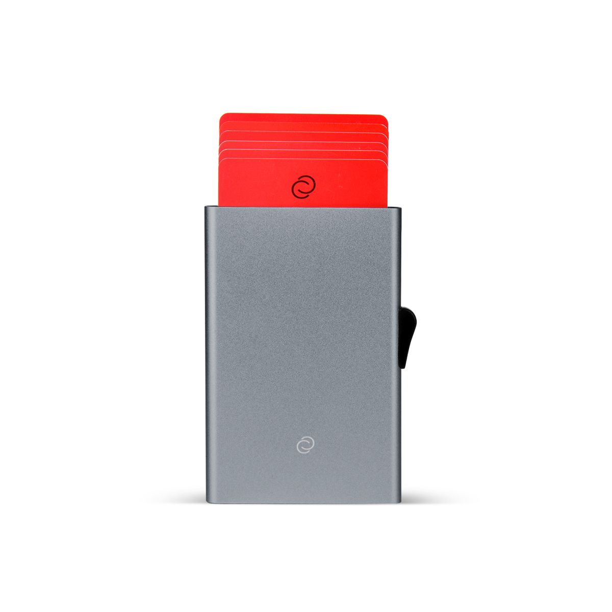 C-Secure Slim Aluminum Card Holder - Platinium