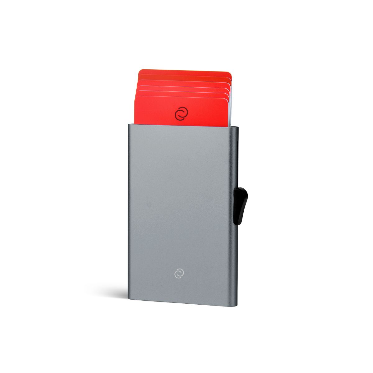 C-Secure Slim Aluminum Card Holder - Platinium