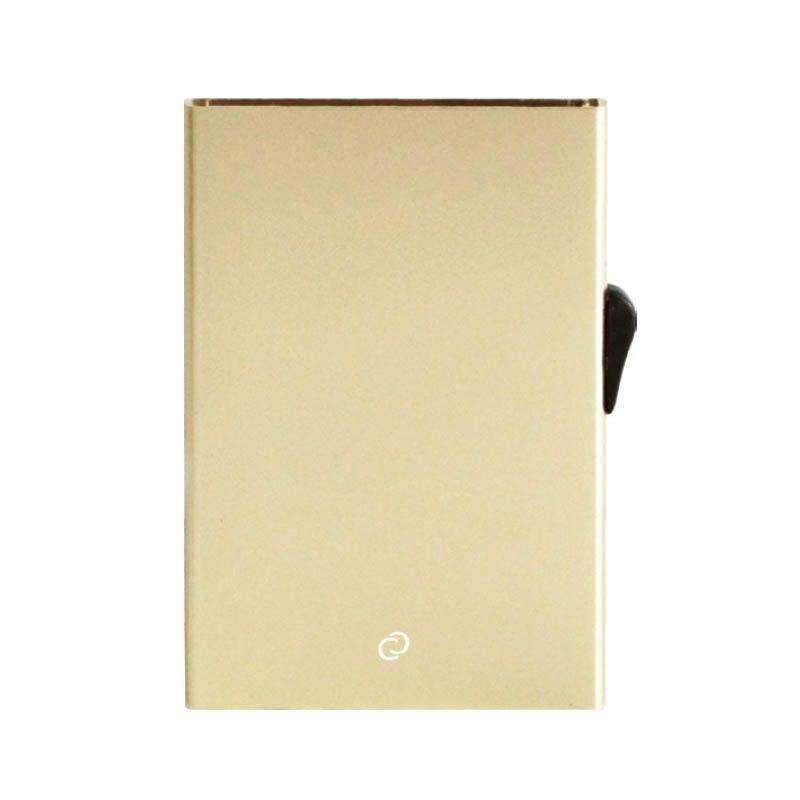 C-Secure Slim Aluminum Card Holder - Gold