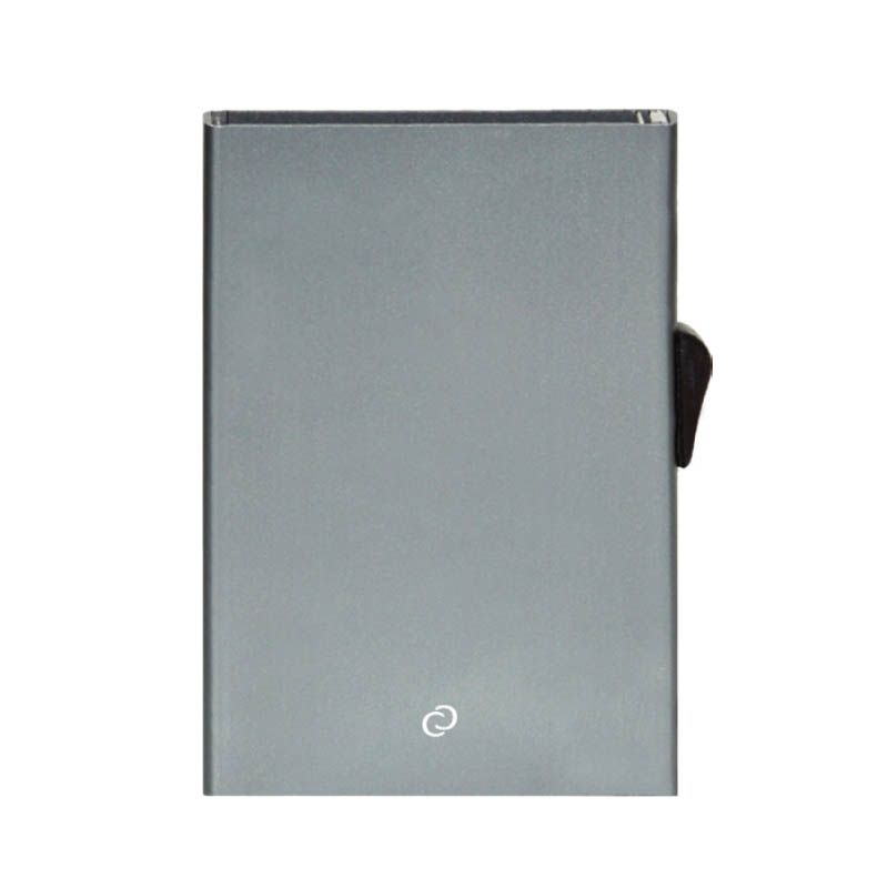 Slim Aluminum Card Holder - Platinium