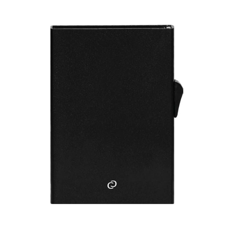 C-Secure Slim Aluminum Card Holder - Black