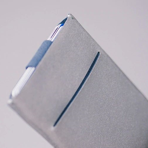 dax Cascading Pull Tab Wallet V2.0 - Grey / Blue