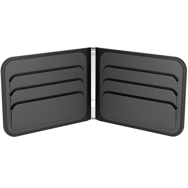 dosh ארנק dosh דגם AERO עם RFID - שחור\שחור