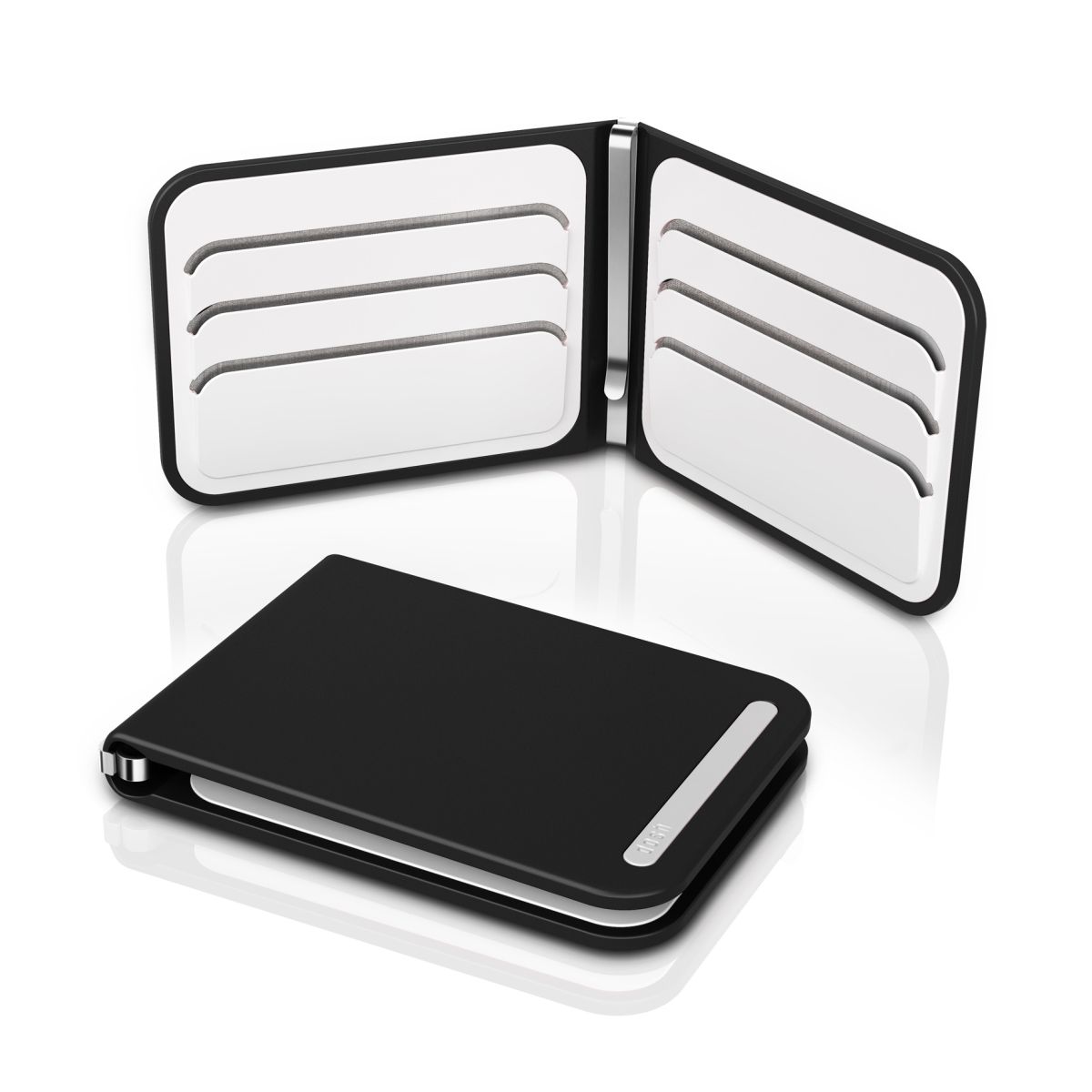 dosh ארנק dosh דגם AERO RFID - שחור \ לבן