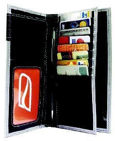 Ducti Duct Tape Checkbook Wallet - Silver/Red