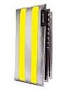 Ducti ארנק Duct Tape דגם Checkbook - כסוף\צהוב