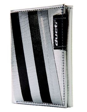 Ducti Duct Tape Tri-Fold Wallet - Silver/Black