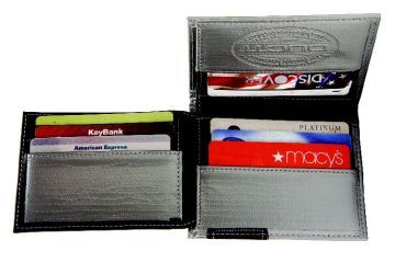 Ducti Duct Tape Undercover Wallet - Silver/Red