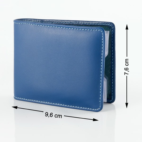 DuDu Compact Multi color credit card holder - Blue