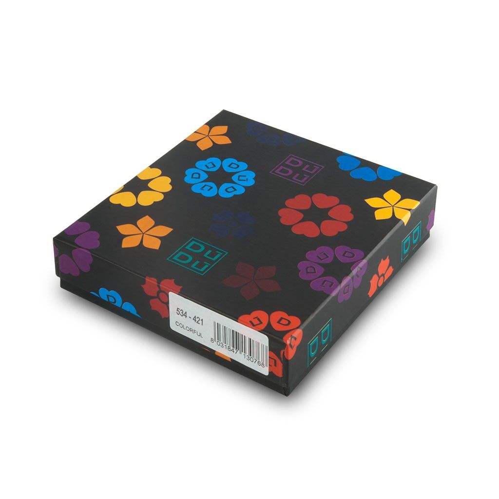 DuDu ארנק עור עם תא למטבעות - חום