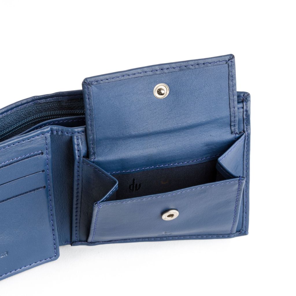 Buy Mens Leather Wallet Designer Men's Wallet Blue Leather Online