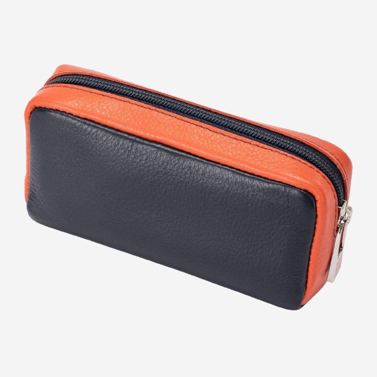 NUVOLA PELLE Leather Coin Purse - Blue/Red