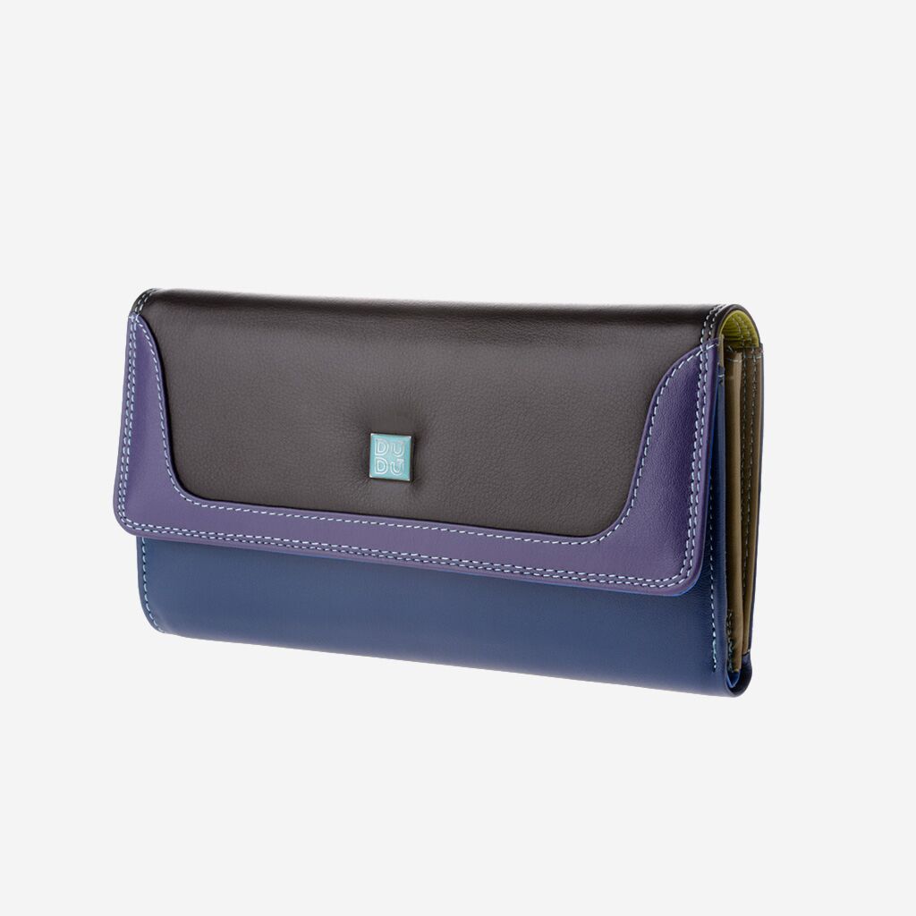 DuDu Colorful Leather Wallet For Women - Woods