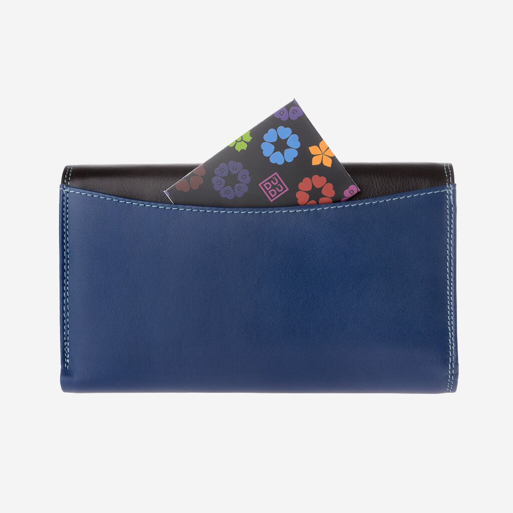 DuDu Colorful Leather Wallet For Women - Woods