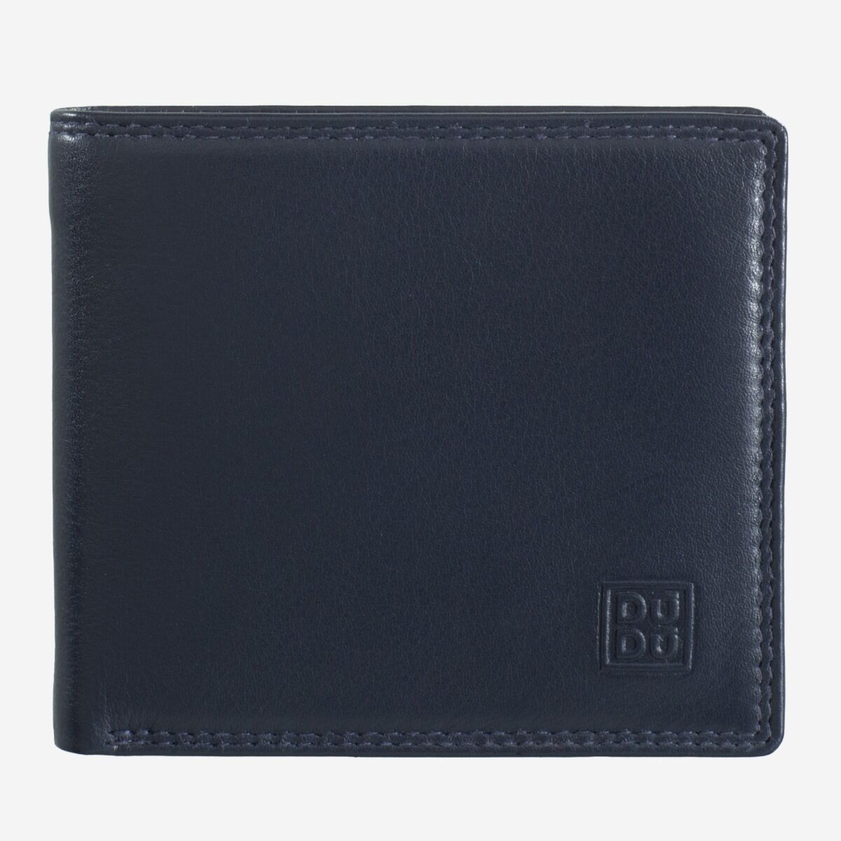 DuDu Mans genuine leather wallet - Navy