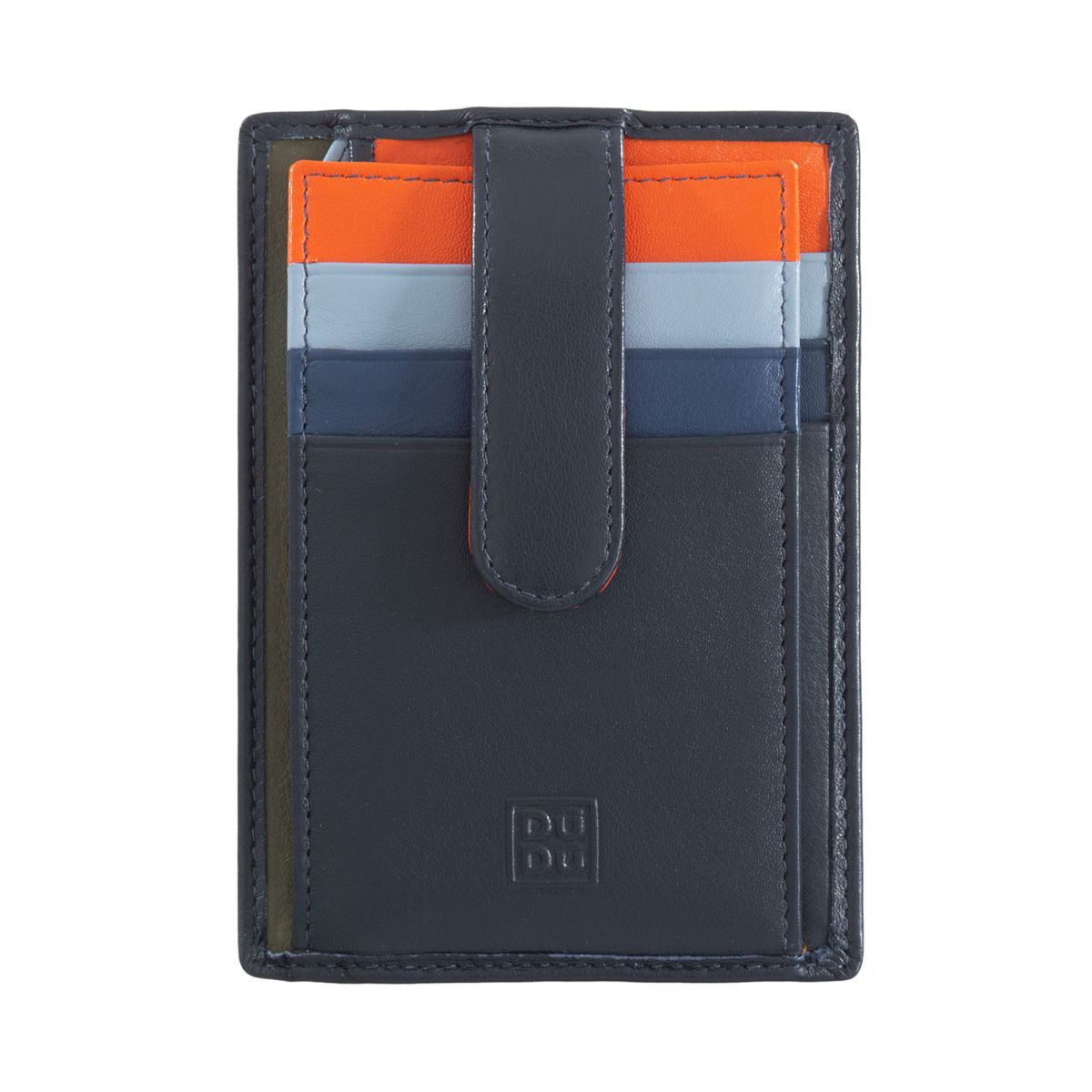 DuDu Compact multi color credit card holder wallet - Navy