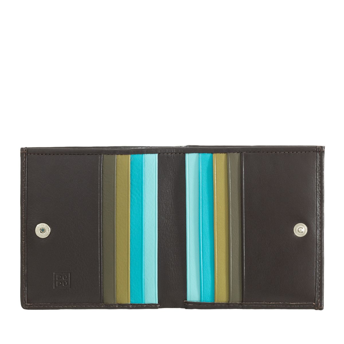 DuDu Small mans elegant wallet  - Dark Brown