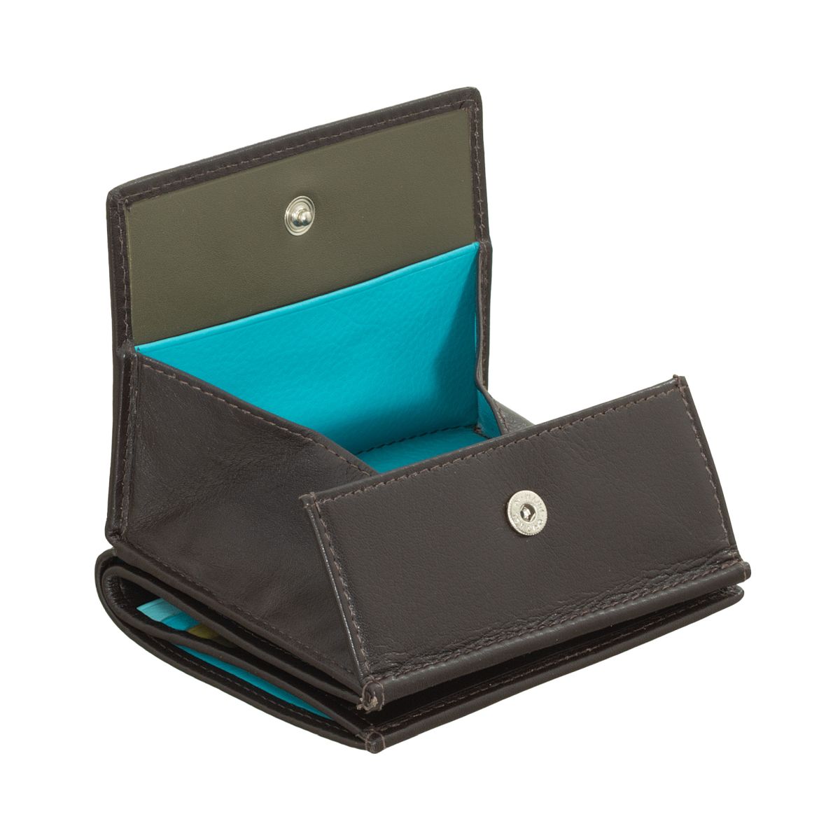 DuDu Small mans elegant wallet  - Dark Brown