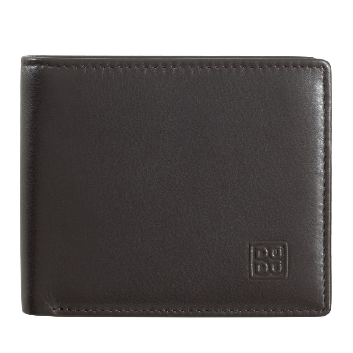 DuDu Mans genuine leather wallet - Brown