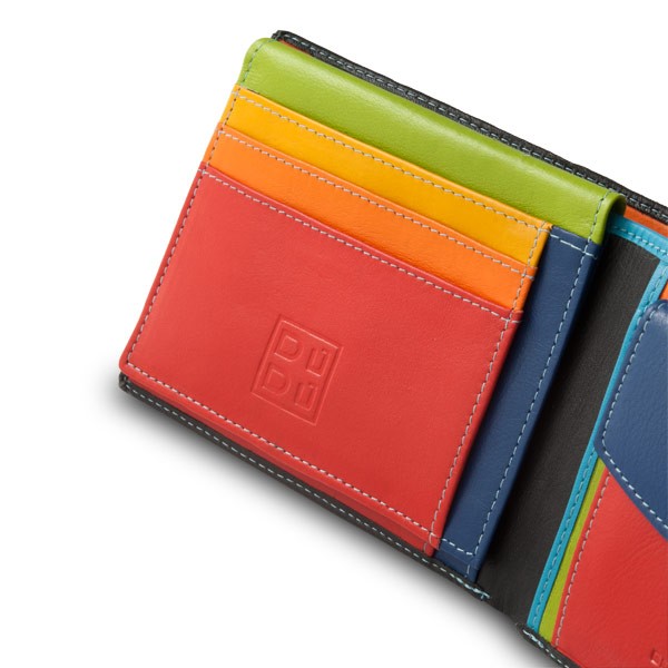 Colourful wallet top