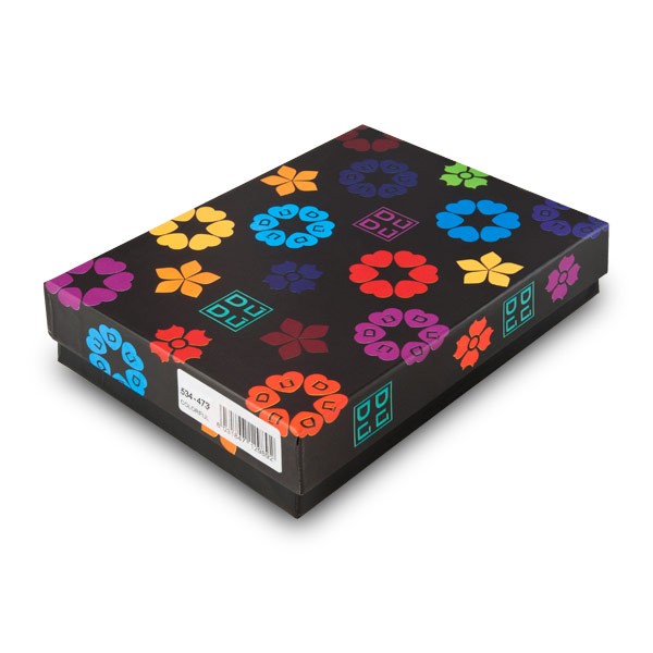 DuDu ארנק עור קלאסי עם תא למטבעות - חום כהה