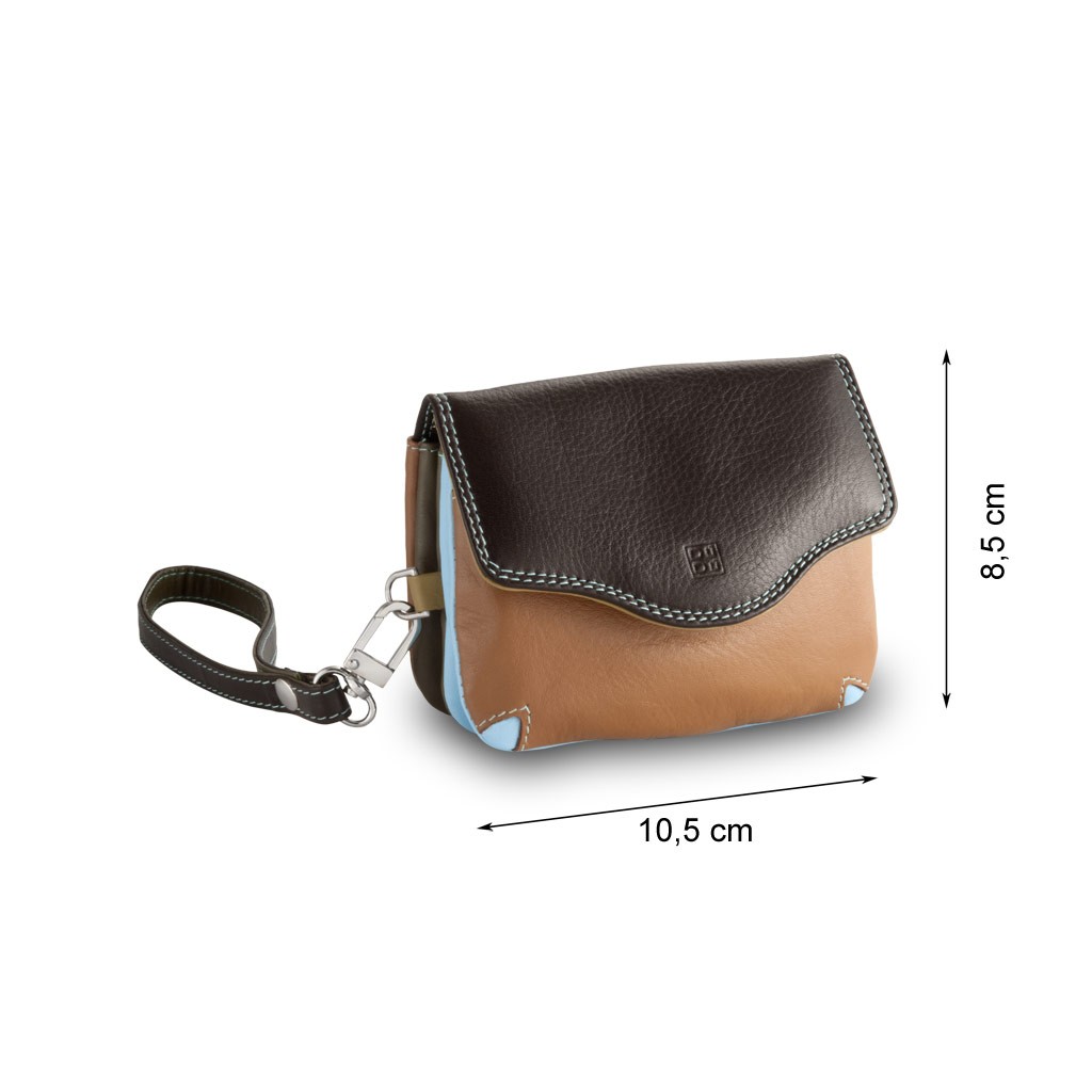 DuDu Small multi color handbag - Dark Brown