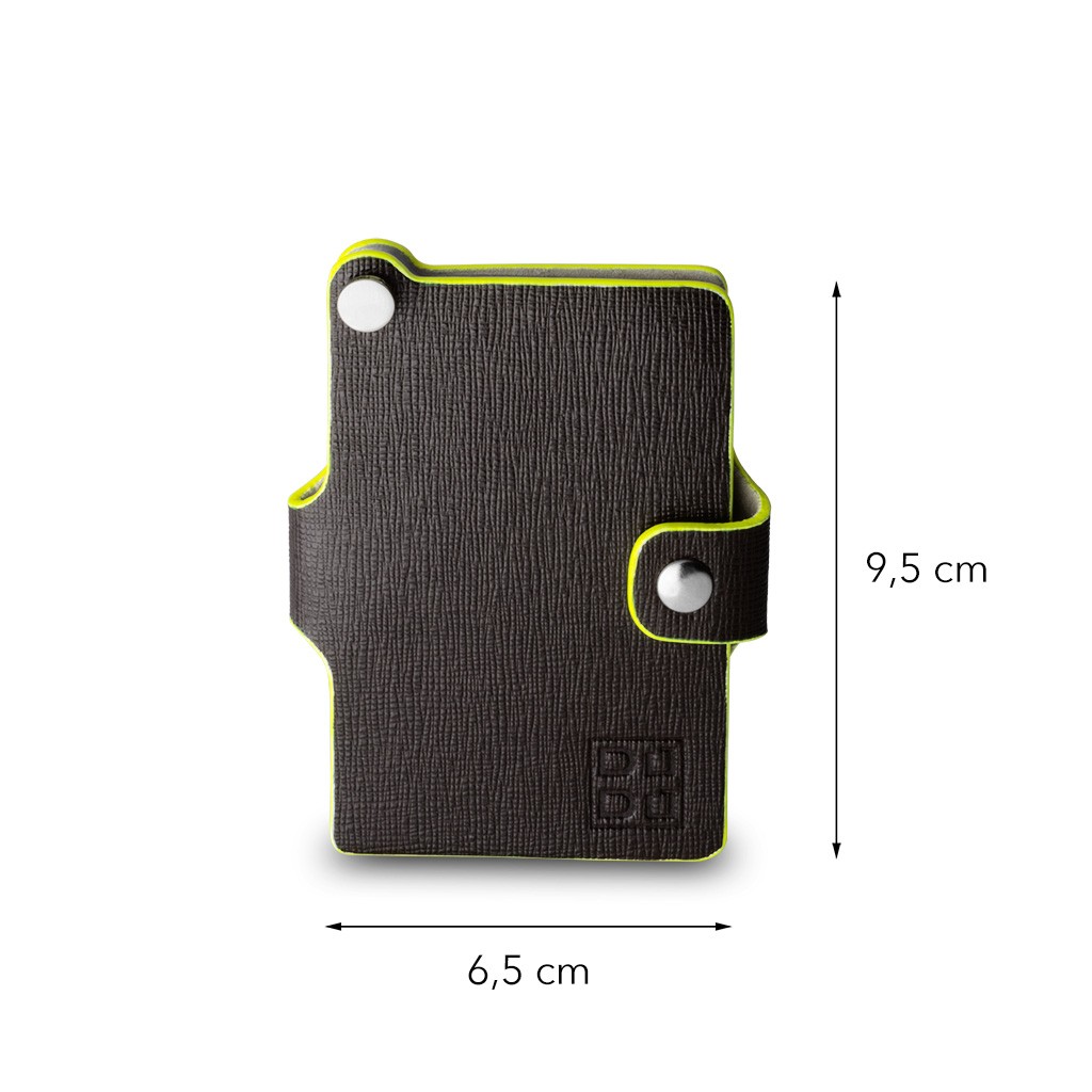 DuDu Premium small card holder - Dark Brown