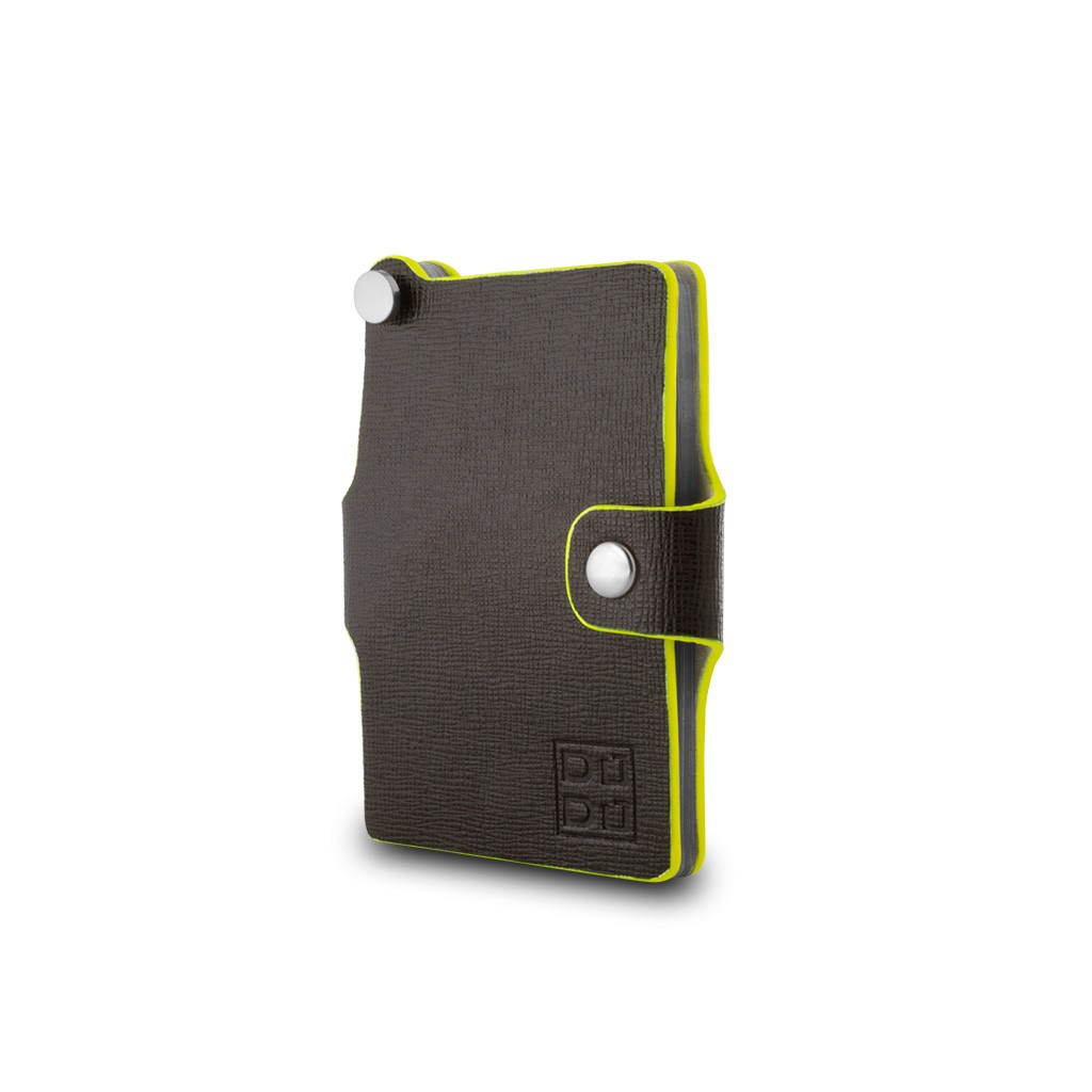 DuDu Premium small card holder - Dark Brown