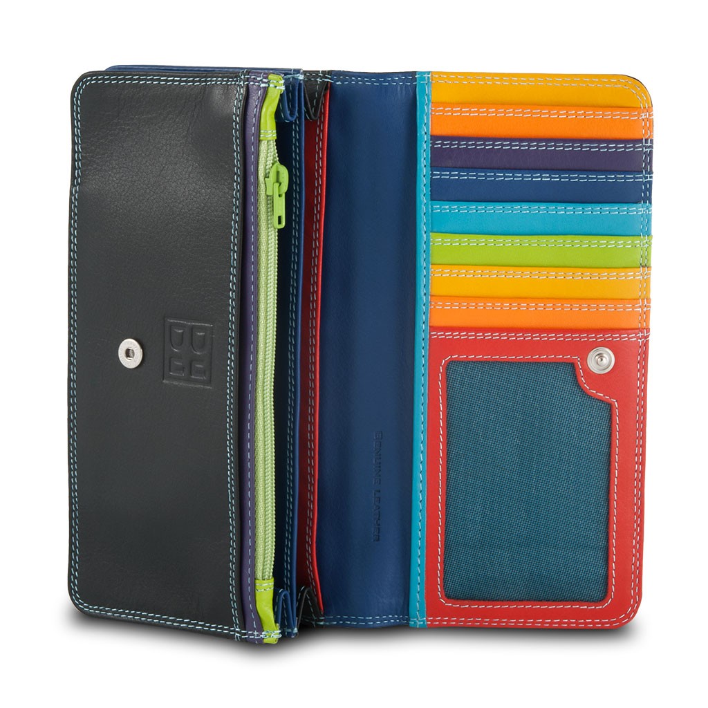 Multicolor Pu Leather DOUBLE PARTITION WALLET