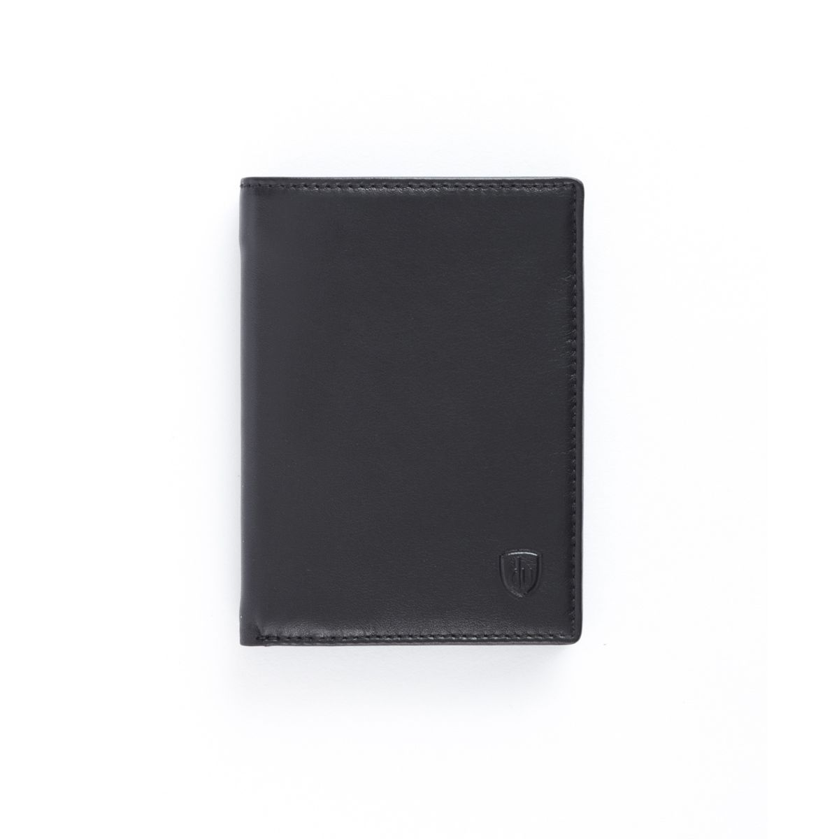 dv Mens leather vertical wallet - Black