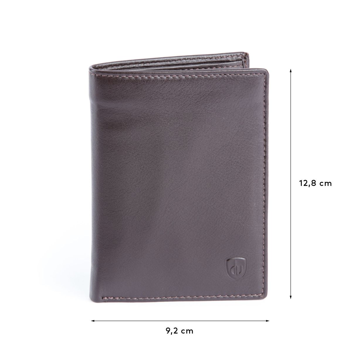 dv Mens leather vertical wallet - Brown