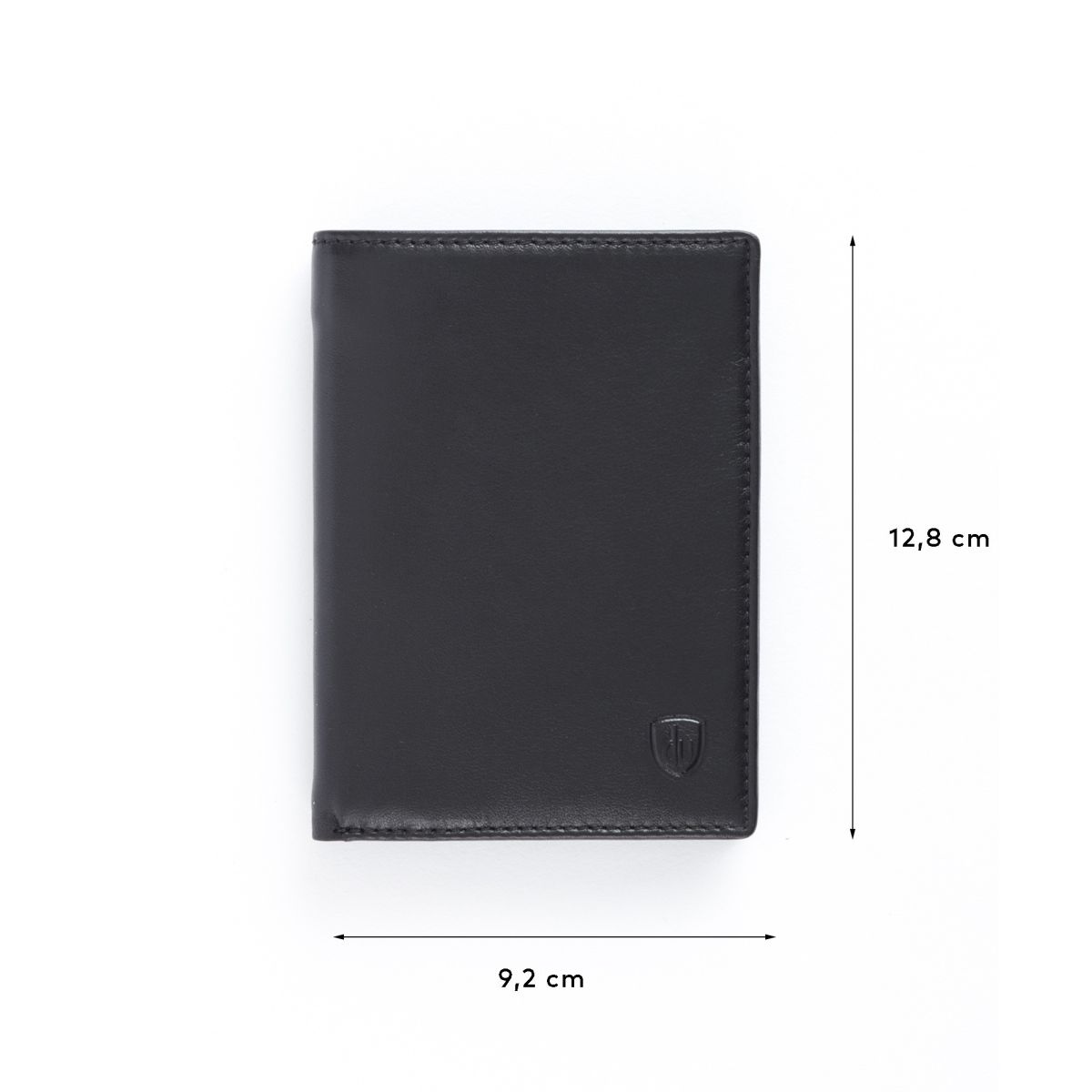 dv Mens leather vertical wallet - Black | Wallets Online