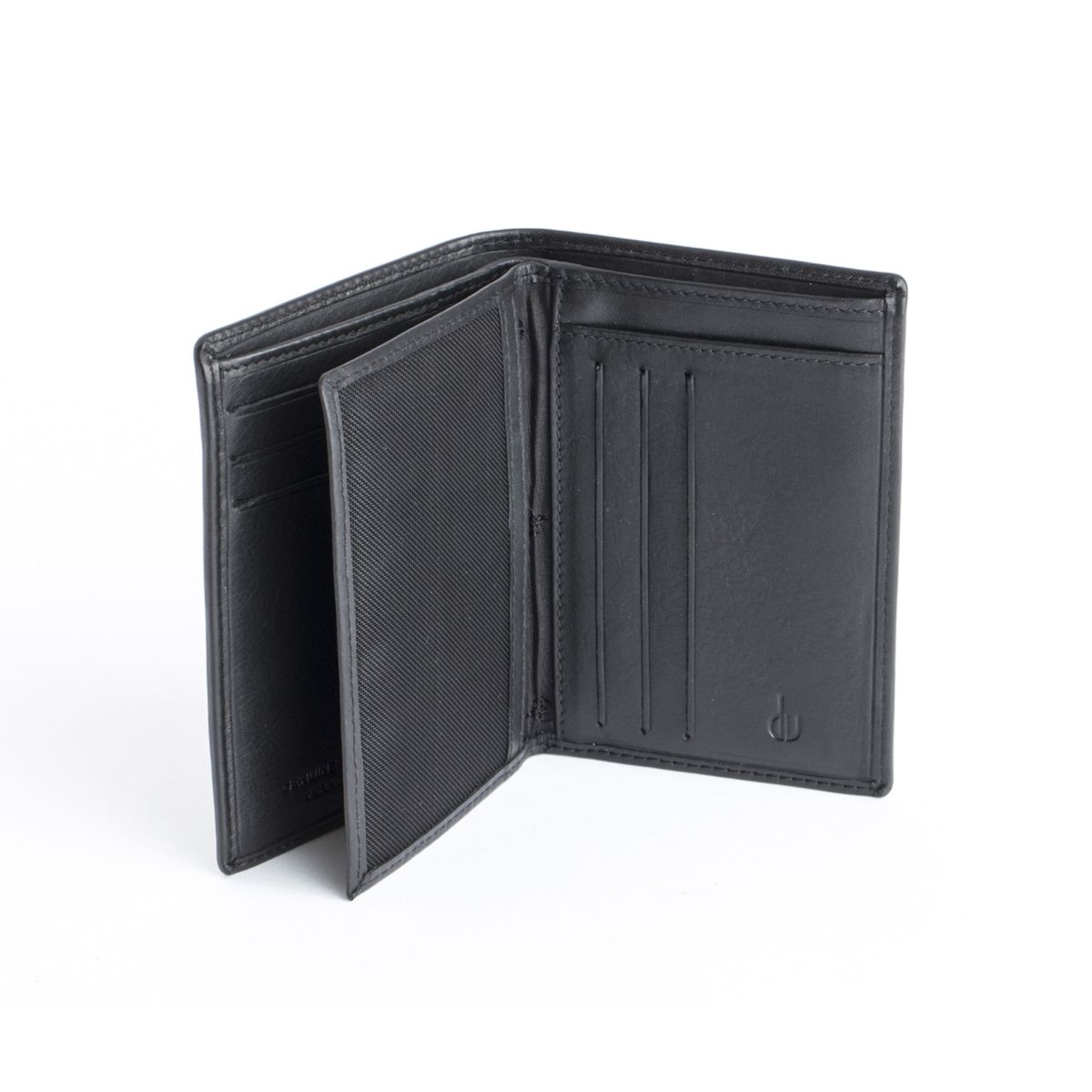 dv Mens leather vertical wallet - Black | Wallets Online