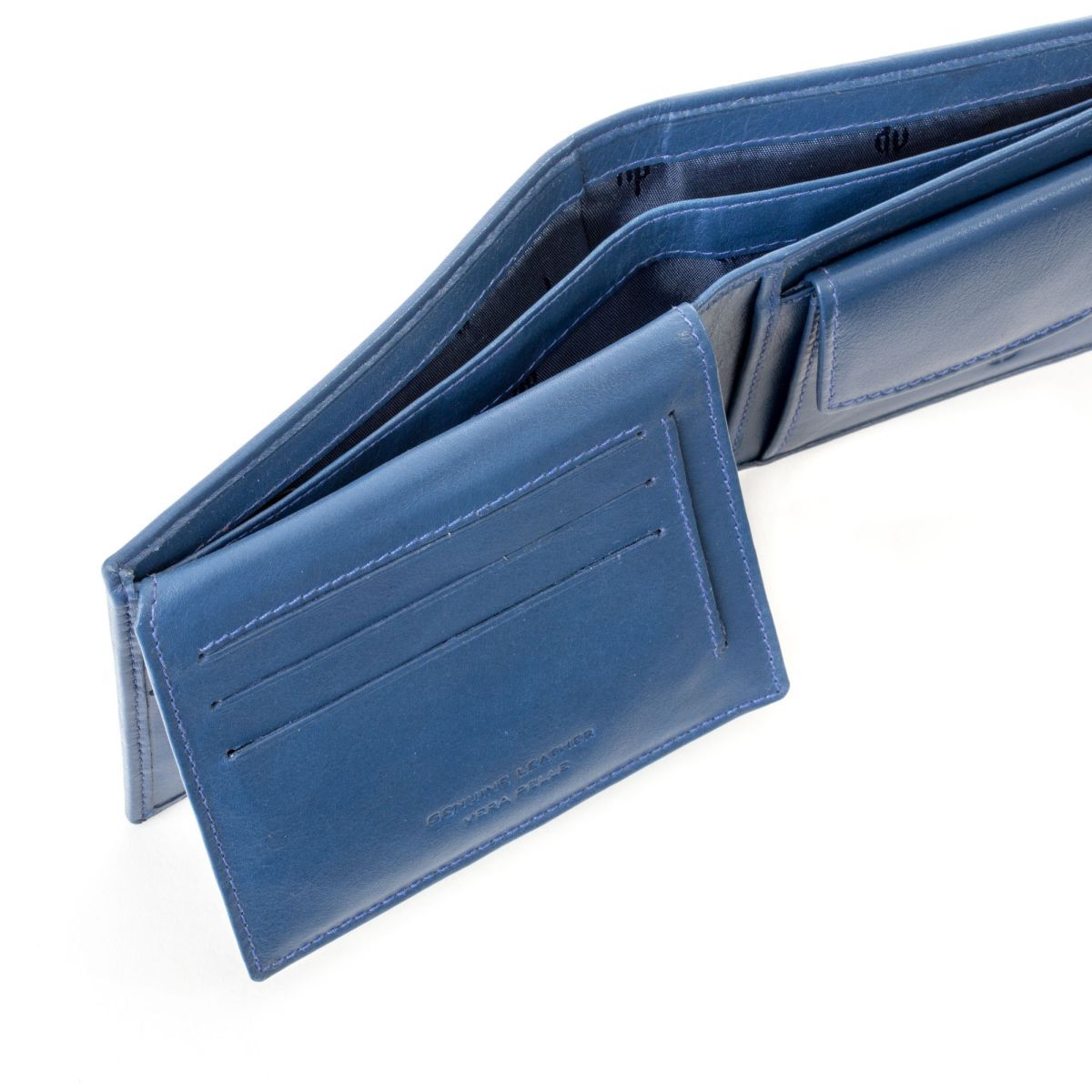 wallet blue inside