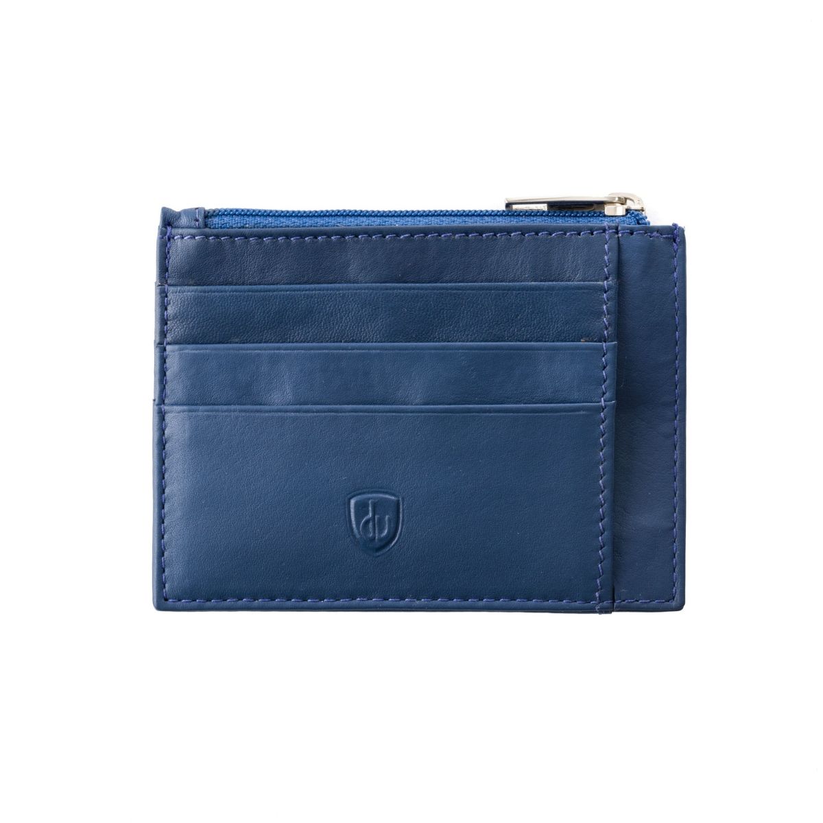 dv Slim leather credit card wallet - Blue