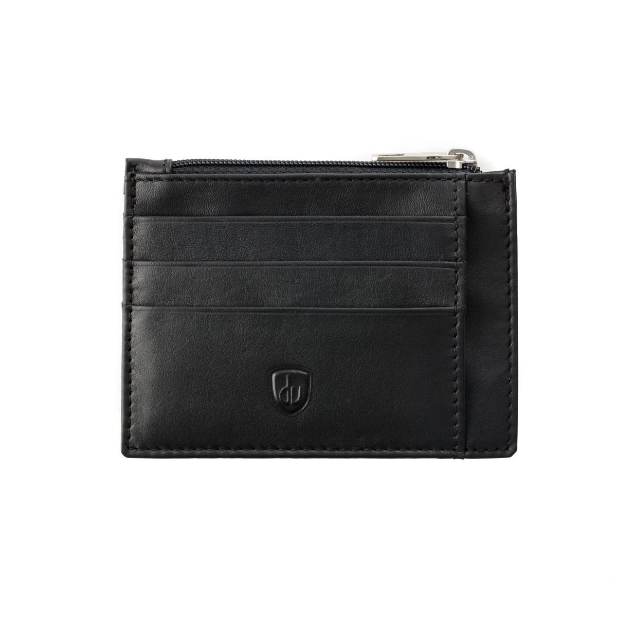 dv Slim leather credit card wallet - Black