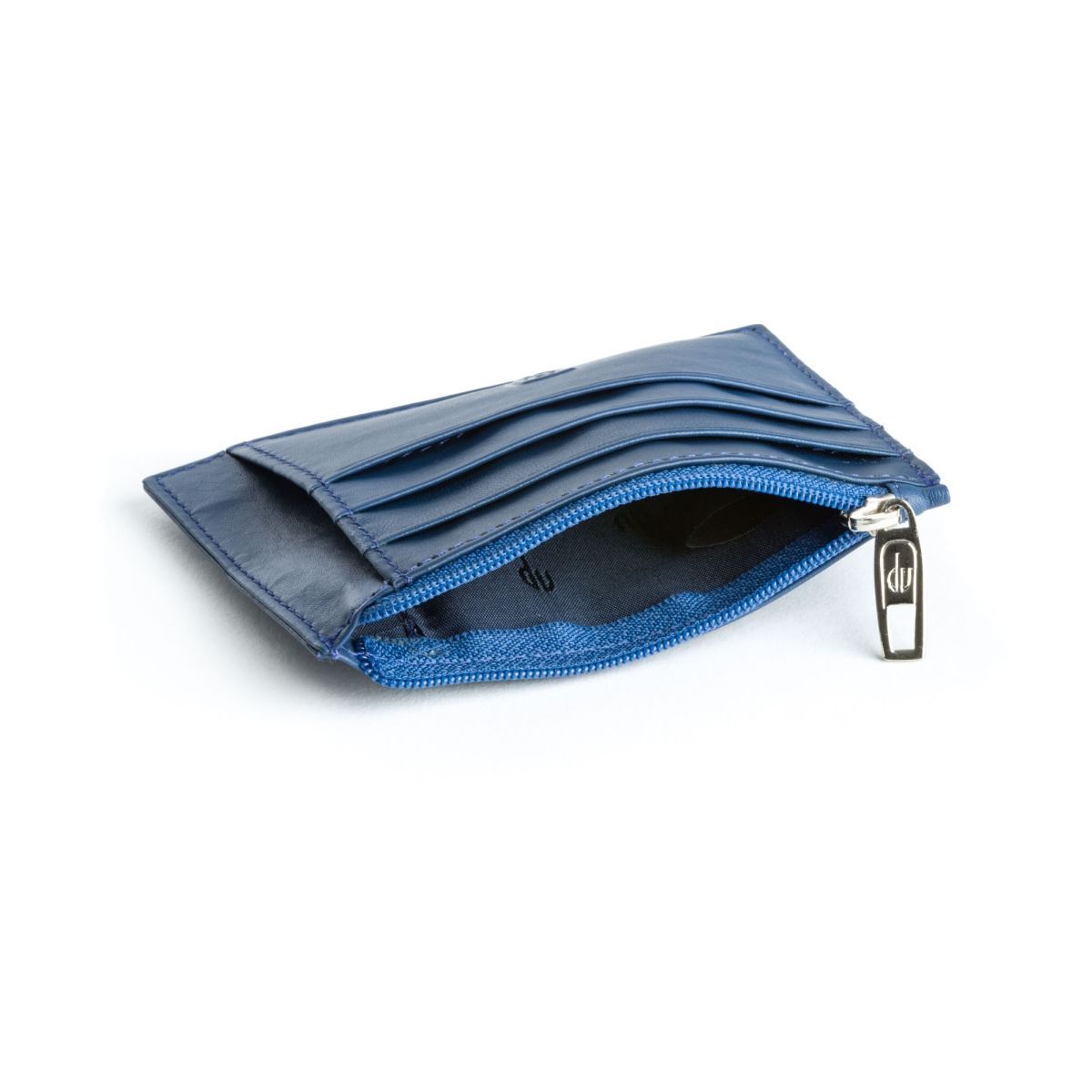 dv Slim leather credit card wallet - Blue