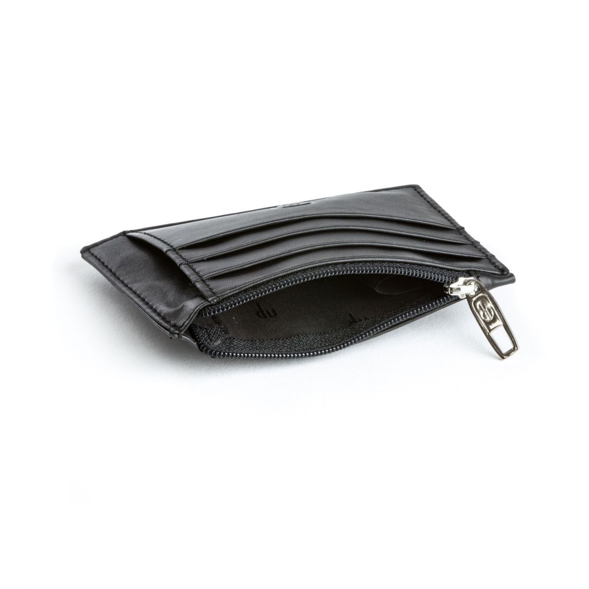 dv Slim leather credit card wallet - Black